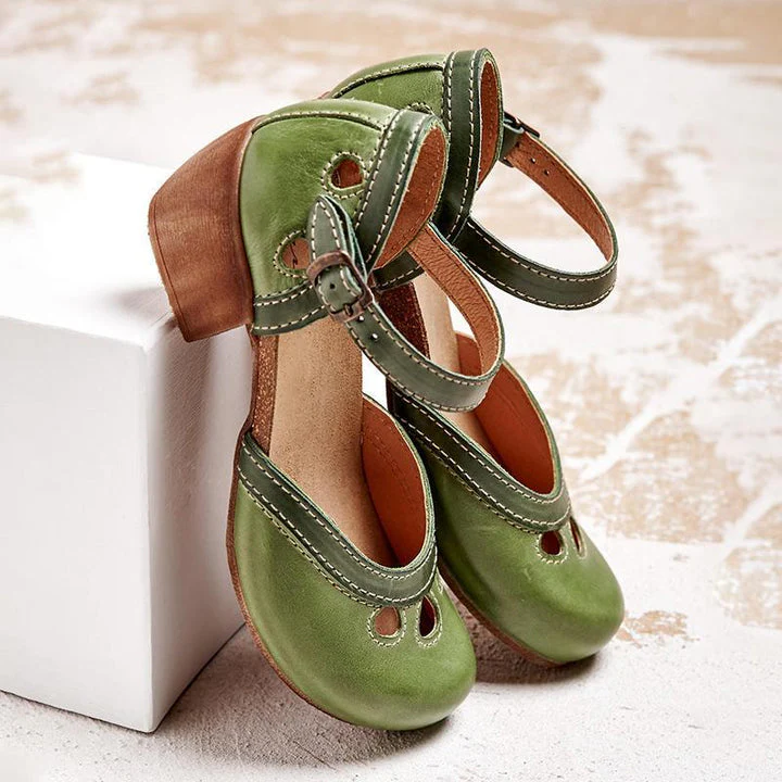 Elegant Women's Sandals with Low Heel for Comfort, Versatile Design for Casual and Formal Occasions - Image 10