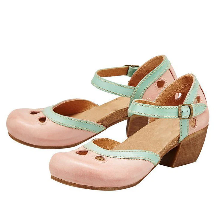 Elegant Women's Sandals with Low Heel for Comfort, Versatile Design for Casual and Formal Occasions - Image 12
