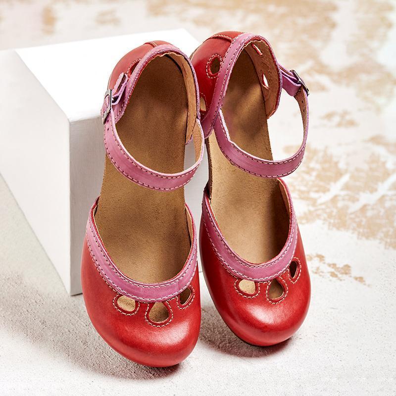 Elegant Women's Sandals with Low Heel for Comfort, Versatile Design for Casual and Formal Occasions - Image 3
