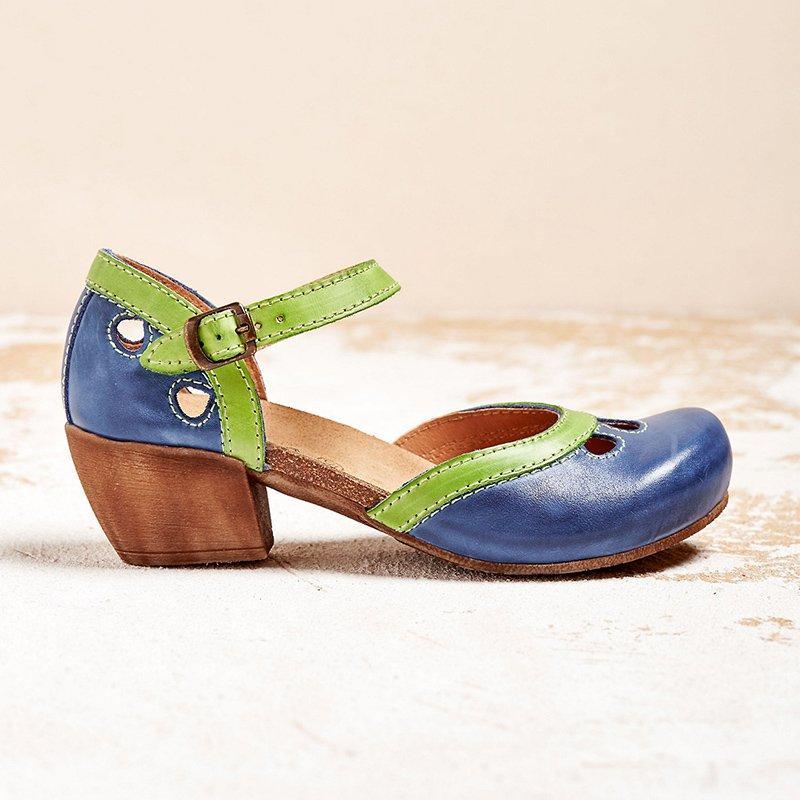 Elegant Women's Sandals with Low Heel for Comfort, Versatile Design for Casual and Formal Occasions - Image 6