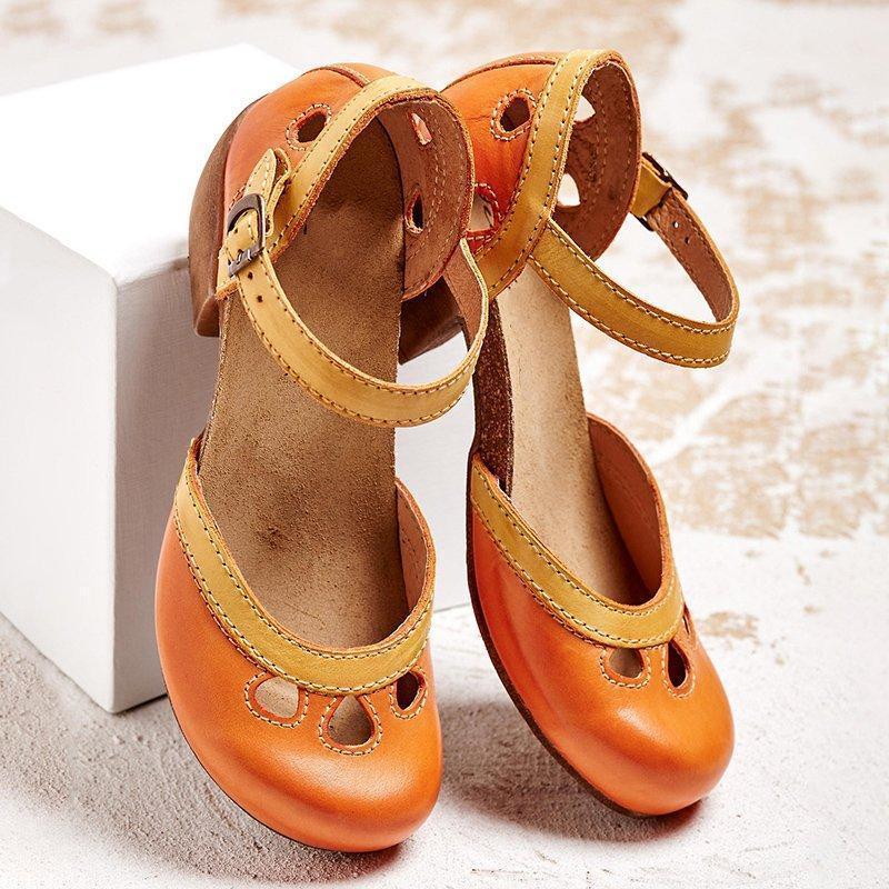 Elegant Women's Sandals with Low Heel for Comfort, Versatile Design for Casual and Formal Occasions - Image 8