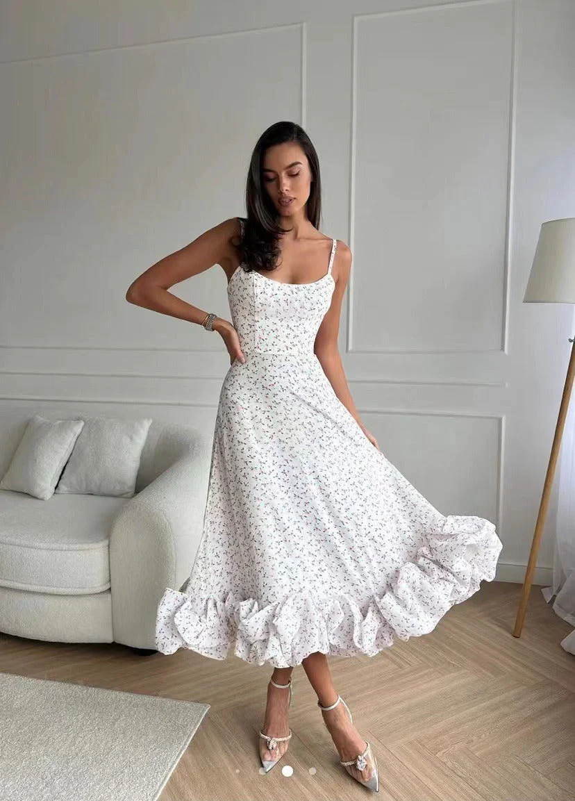 Elegant Women's Summer Dress in Black or White, Flattering Fit, Breathable Fabric, Versatile for Casual or Formal Occasions - Image 13