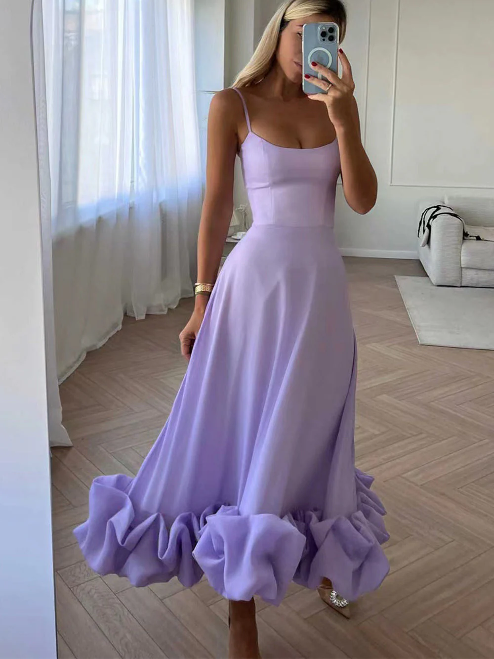 Elegant Women's Summer Dress in Black or White, Flattering Fit, Breathable Fabric, Versatile for Casual or Formal Occasions - Image 9