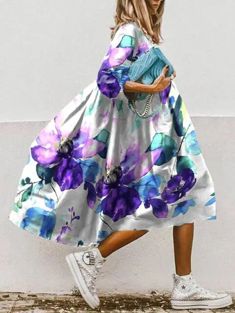 Elegant Women's Summer Dress in Soft Breathable Fabric, Flattering Cut, Knee-Length, Casual and Versatile Style - Image 4