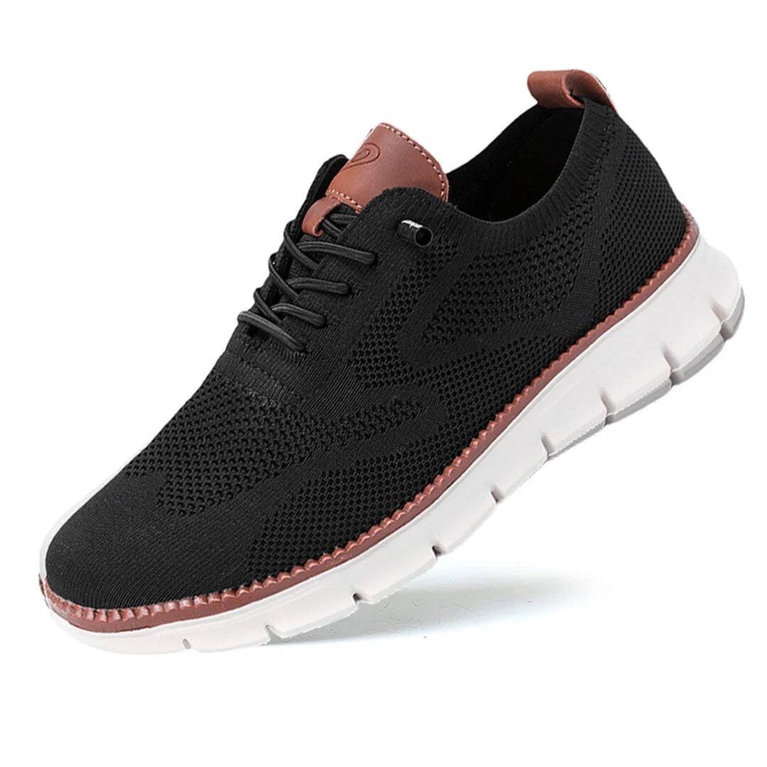 Elite Orthopedic Sneakers in Genuine Leather with Memory Foam Insoles, Lightweight Breathable Design for All-Day Comfort - Image 2