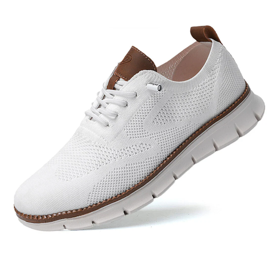 Elite Orthopedic Sneakers in Genuine Leather with Memory Foam Insoles, Lightweight Breathable Design for All-Day Comfort - Image 3