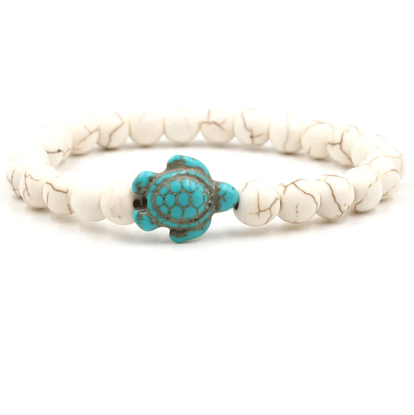 Empowering unisex gemstone bracelet – elastic design, zinc alloy, for beach outings - Image 12