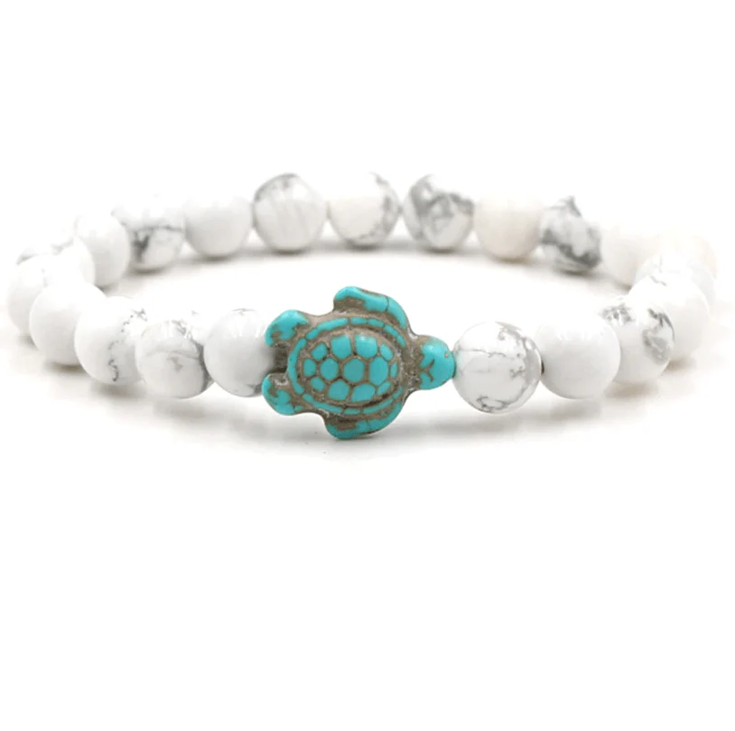 Empowering unisex gemstone bracelet – elastic design, zinc alloy, for beach outings - Image 13
