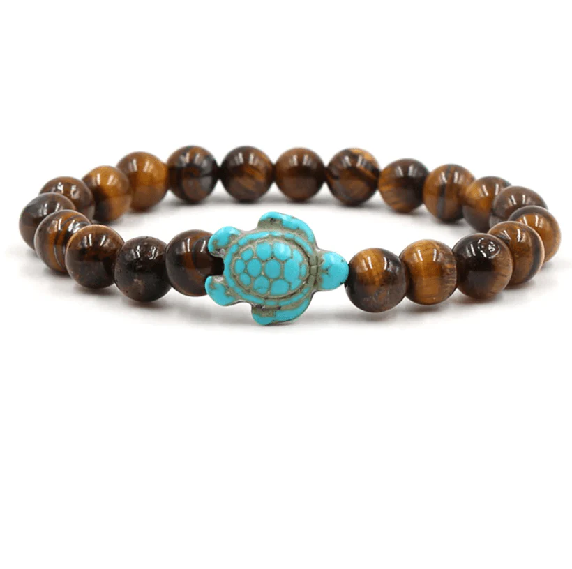 Empowering unisex gemstone bracelet – elastic design, zinc alloy, for beach outings - Image 14