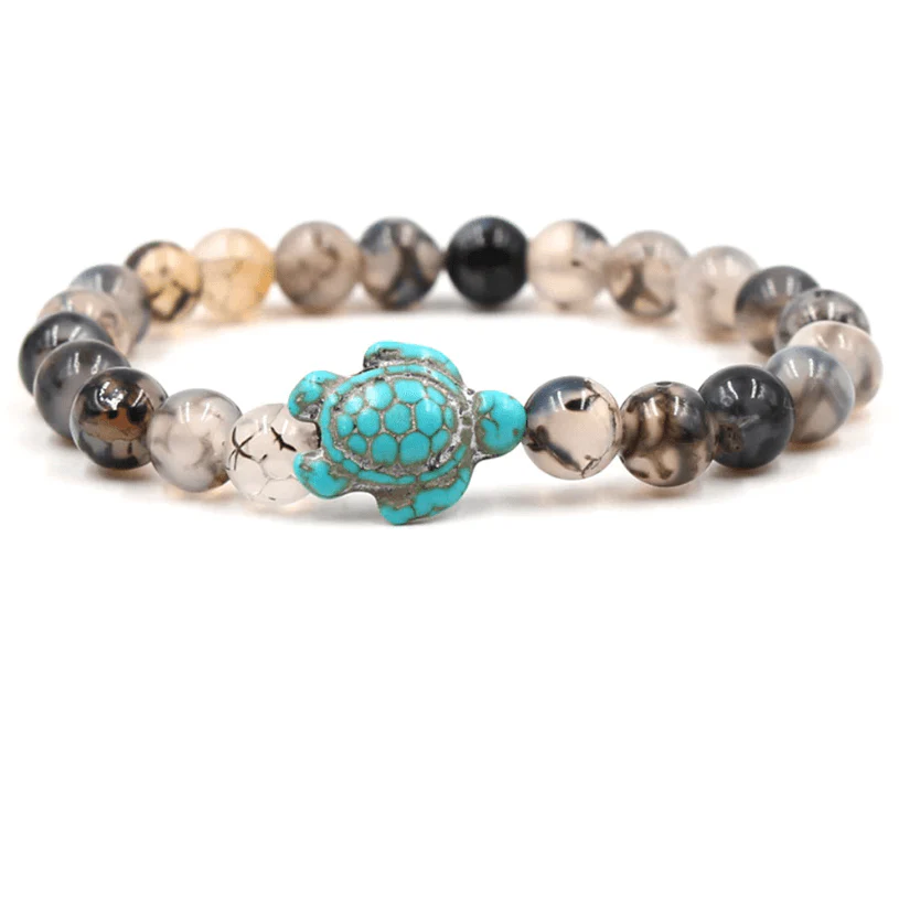 Empowering unisex gemstone bracelet – elastic design, zinc alloy, for beach outings - Image 15