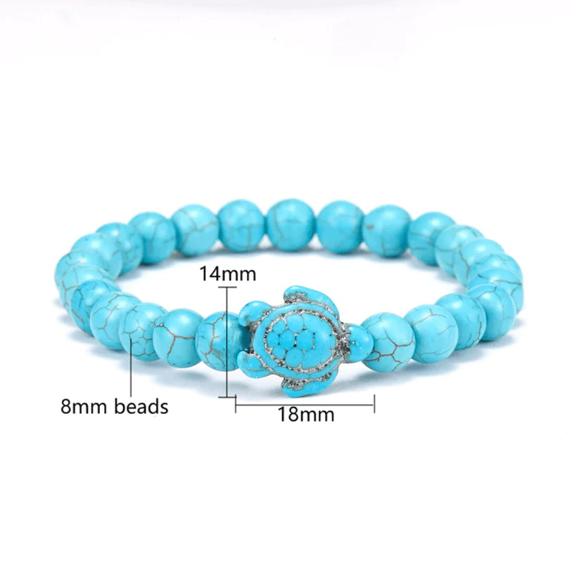 Empowering unisex gemstone bracelet – elastic design, zinc alloy, for beach outings - Image 8