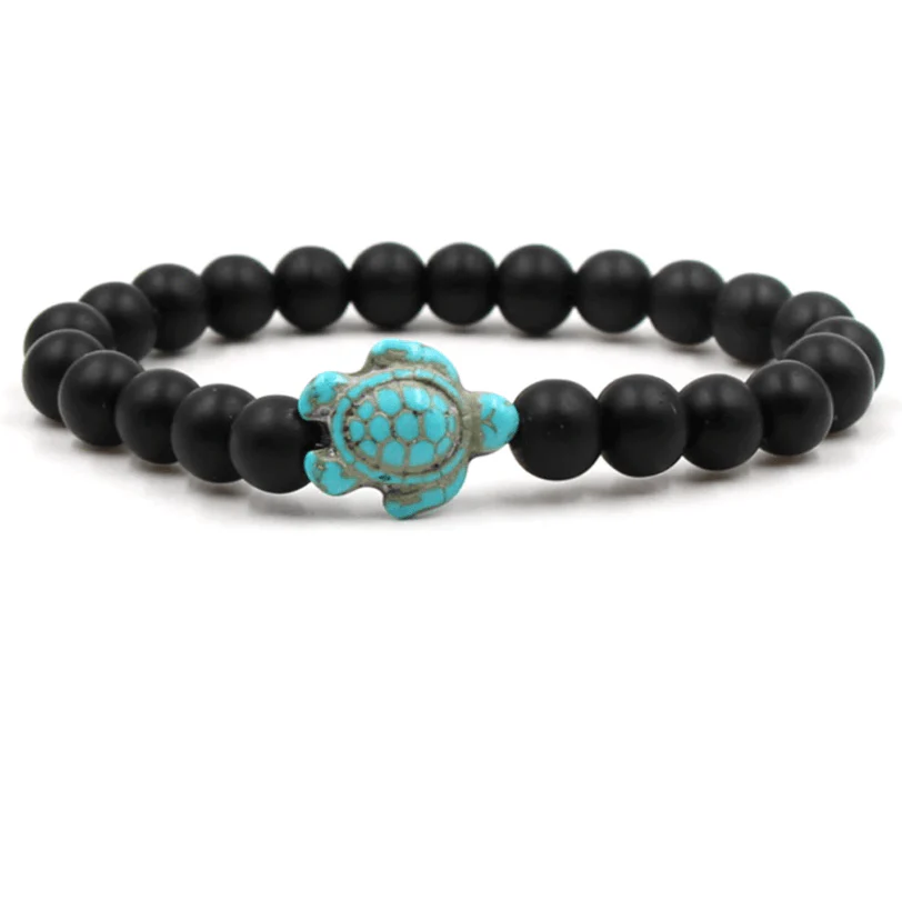 Empowering unisex gemstone bracelet – elastic design, zinc alloy, for beach outings - Image 9