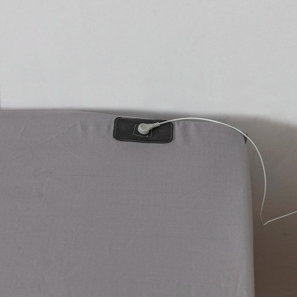 Earthing Grounding Fitted Sheet Cotton Silver Plug Included - Image 5