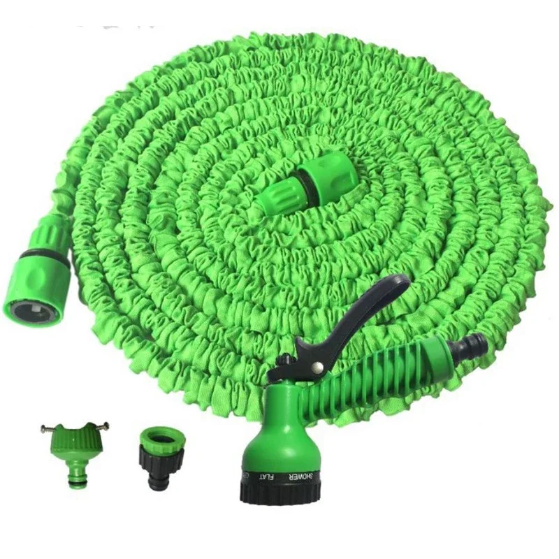 Expandable Garden Hose Set - Multi-Functional 50F for Household Gardening Tools - Image 4