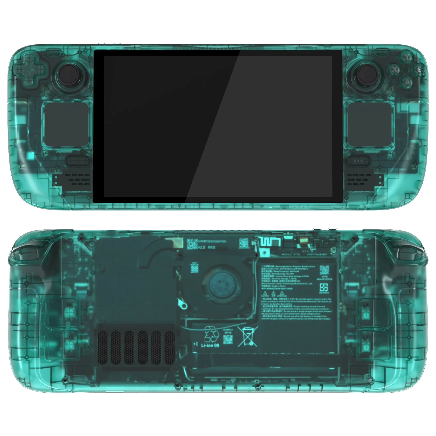 Steam Deck OLED Replacement Housing Kit Clear Shell - Image 11