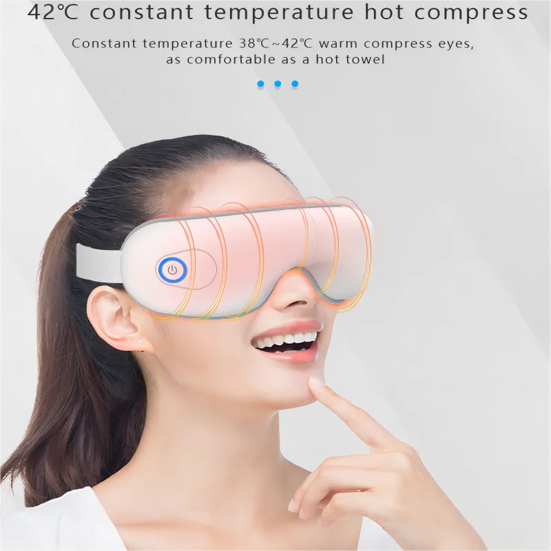 Eye Massager Foldable With Heat And Bluetooth Music Sleep Aid For Eye Strain 2026 Trend - Image 3