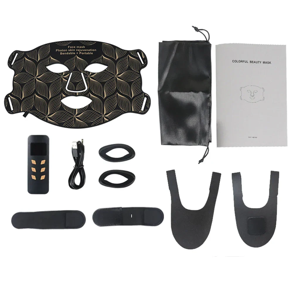 Facial LED Mask With Neck Red Light Infrared Therapy For Anti Aging Skin Rejuvenation Holiday Gifts 2026 - Image 12