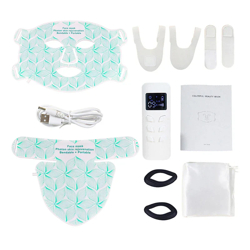 Facial LED Mask With Neck Red Light Infrared Therapy For Anti Aging Skin Rejuvenation Holiday Gifts 2026 - Image 14