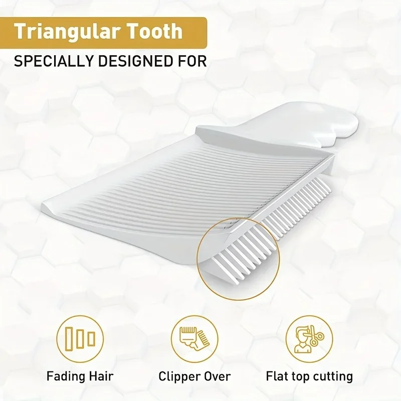 Fading Comb Professional Barber Clipper for Men Heat Resistant Fade Brush - Image 6