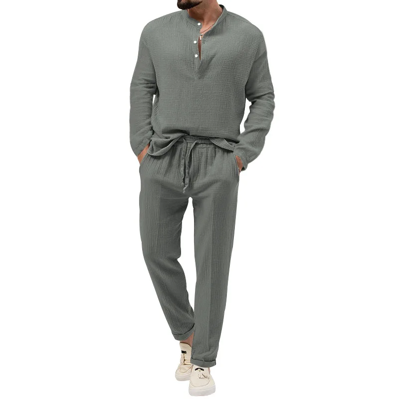 Fashion Casual Summer Men's T-Shirt & Shorts Set - Breathable Short Sleeve Beach Suit - Image 4