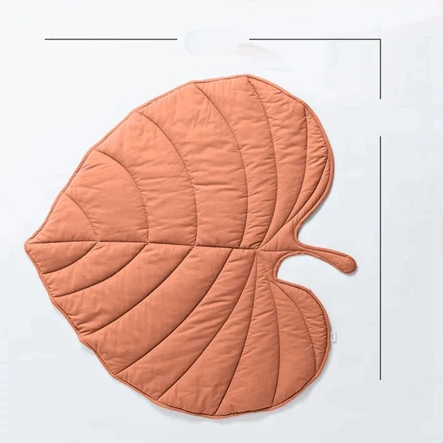 Fashion Creativity Leaf Heart Shaped Blanket Carpet for Child Pet Cat Dog Mat Home Decor - Image 8