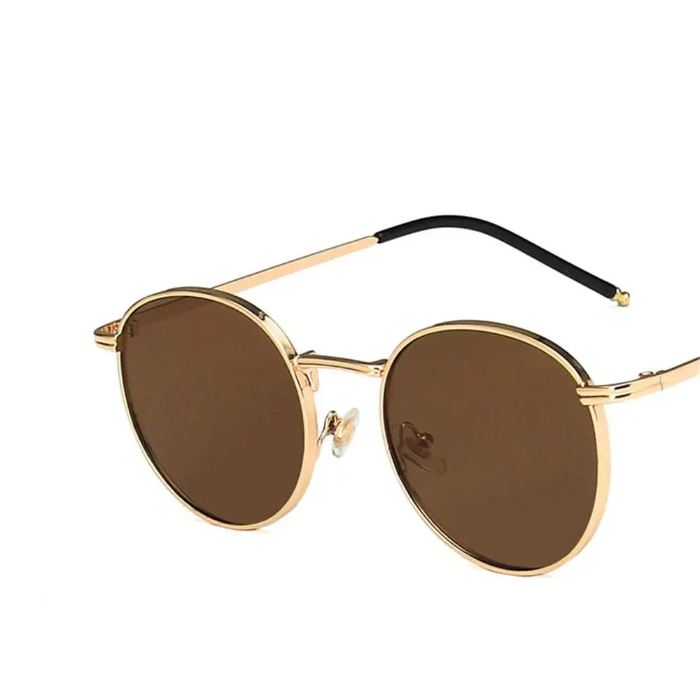 Fashion Glasses Fishing Metal Frame Round Sun Shades for Women and Men Eyewear - UV Protection - Image 5