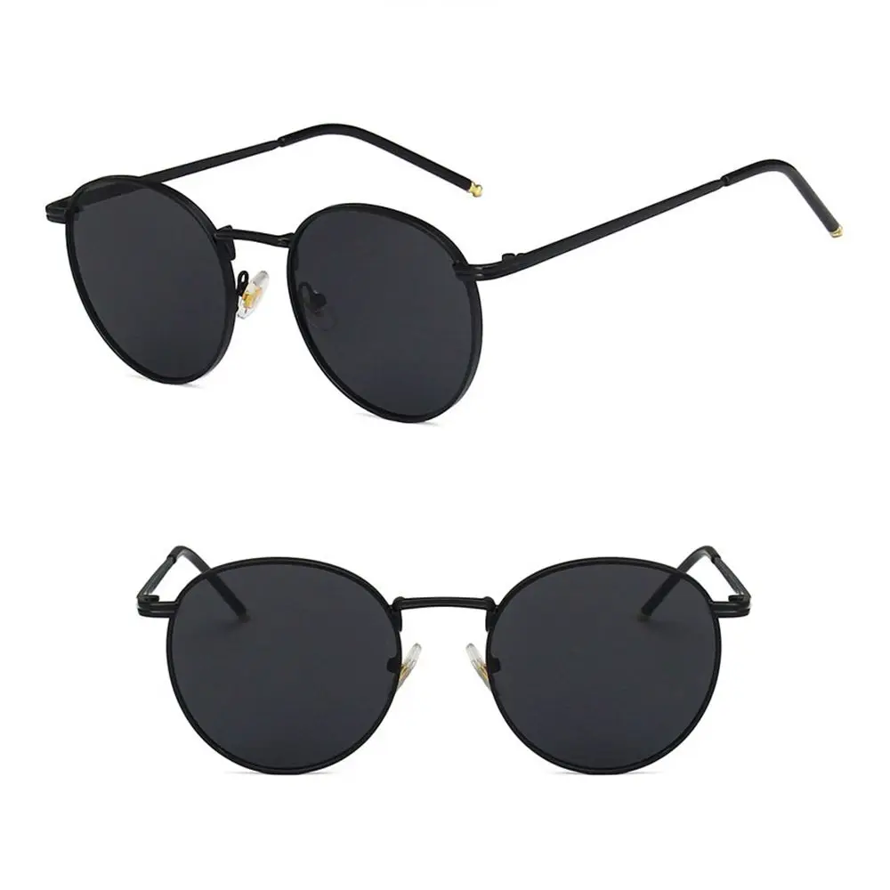 Fashion Glasses Fishing Metal Frame Round Sun Shades for Women and Men Eyewear - UV Protection - Image 7