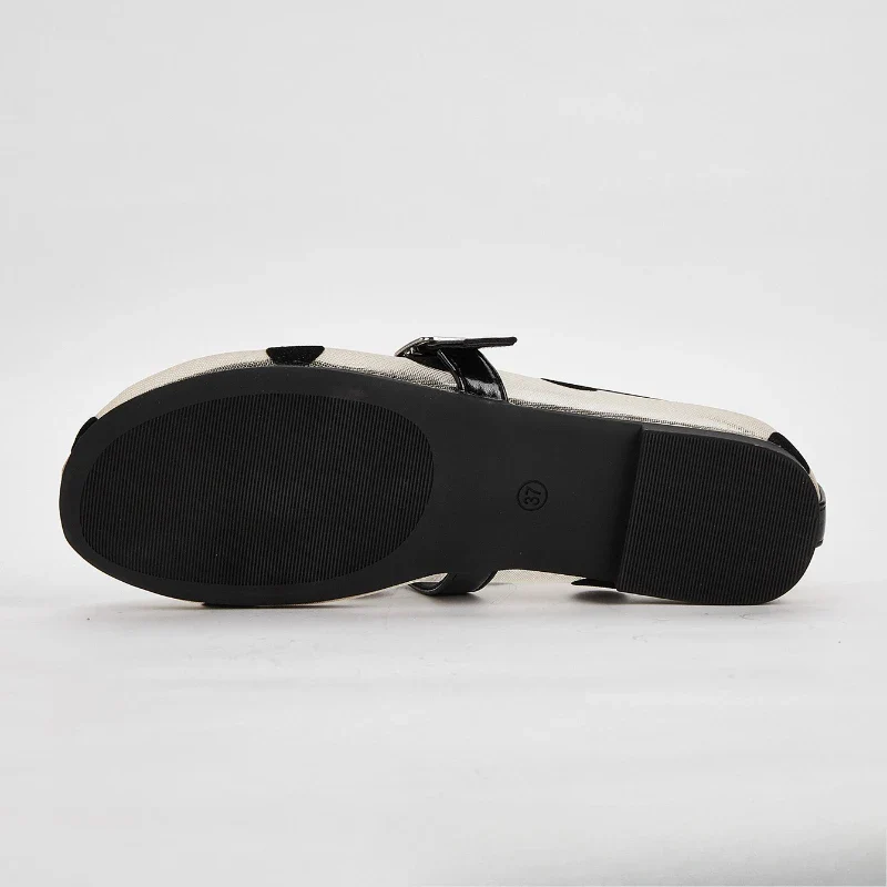 Breathable Women Mary Jane Flats - Round Toe Mesh, Casual - Image 6