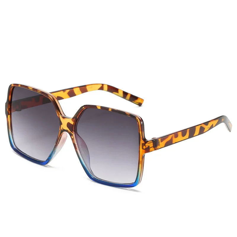 Fashion Women Oversize Gradient Sunglasses UV400 Plastic Designer Glasses - Image 10