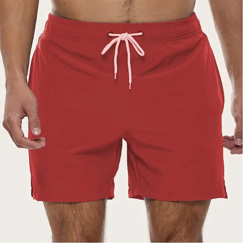 Fast-Drying Men's Swim Trunks with Elastic Waist, Comfortable and Versatile Bathing Suit for Swimming and Beach Activities - Image 12