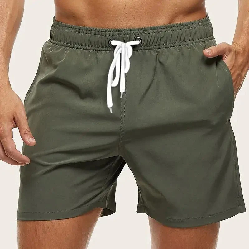 Fast-Drying Men's Swim Trunks with Elastic Waist, Comfortable and Versatile Bathing Suit for Swimming and Beach Activities - Image 7