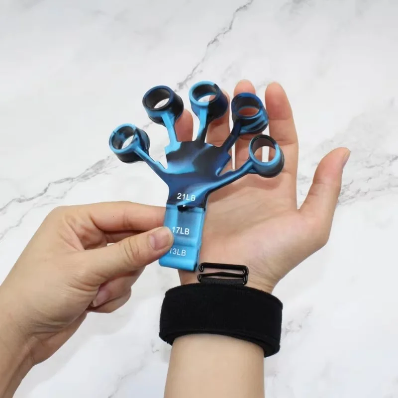 Finger Exerciser with 6 Resistance Levels for Hand Strengthening, Grip Strengthener, Durable Silicone for Rehabilitation and Training - Image 2