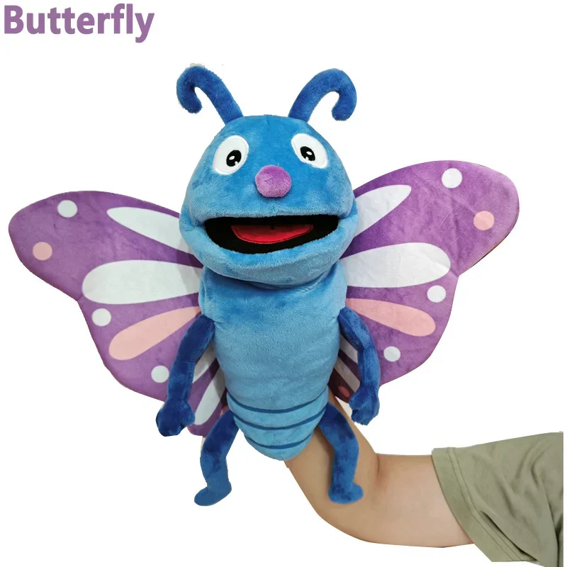 Finger Puppets Insect Plush Hand Puppet Set Kids Educational Cotton Plush Bug Characters Back To School 2025 Gift - Image 5