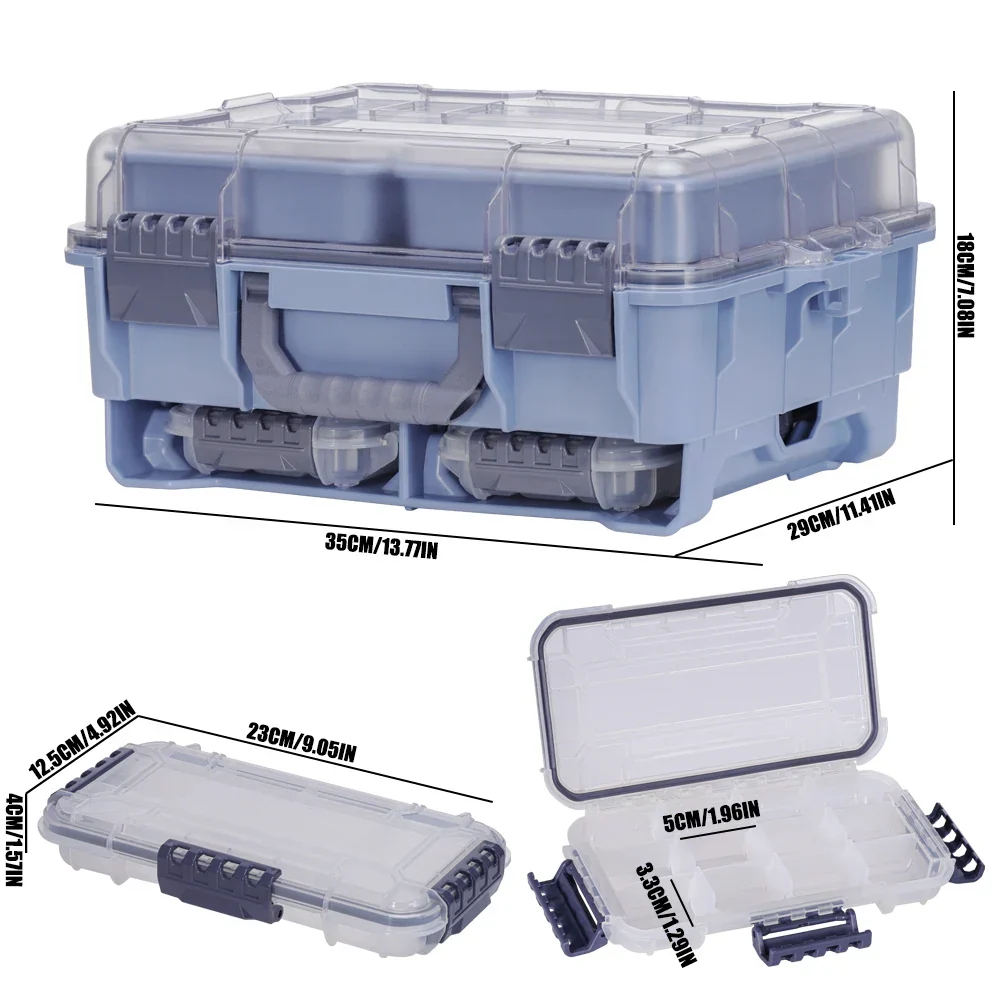 Fishing Tackle Box Large Capacity Organizer Multi Layer Waterproof Outdoor Camping Fall 2025 Portable Storage - Image 5