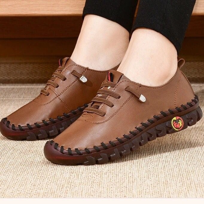 Flexible Leather Moccasins with Non-Slip Sole, Comfortable Slip-On Moccasin Shoes for Men and Women, Ideal for Daily Wear - Image 10