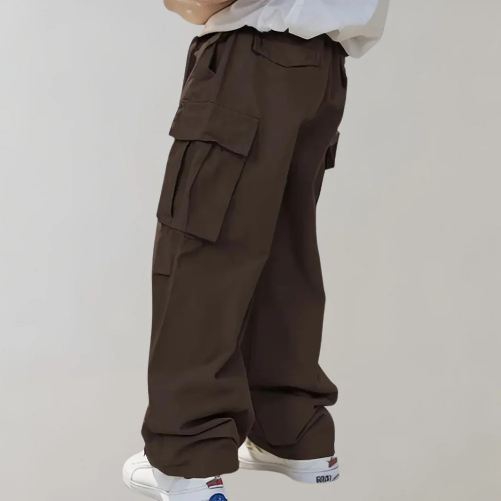 Flexible men's cargo pants – straight leg design, breathable fabric, for summer activities - Image 5