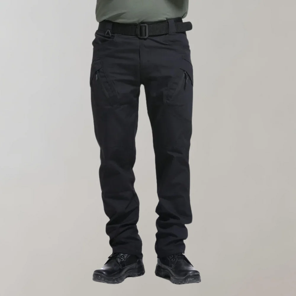 Flexible men's tactical cargo pants – breathable stretch fabric, for gym and casual wear - Image 7