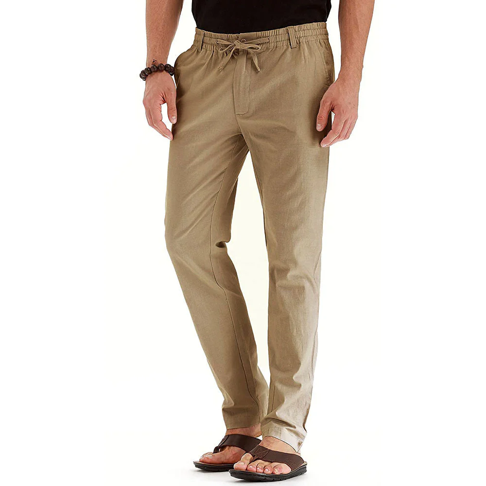 Flexible men's trousers – relaxed fit, elastic material, for office and casual wear - Image 6