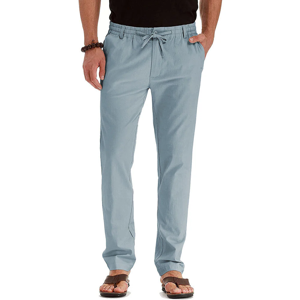 Flexible men's trousers – relaxed fit, elastic material, for office and casual wear - Image 7