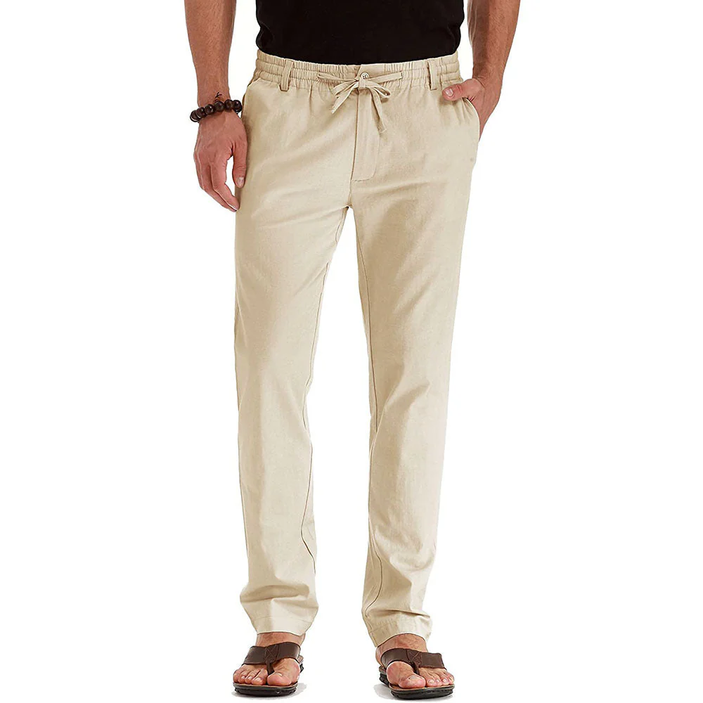 Flexible men's trousers – relaxed fit, elastic material, for office and casual wear - Image 8