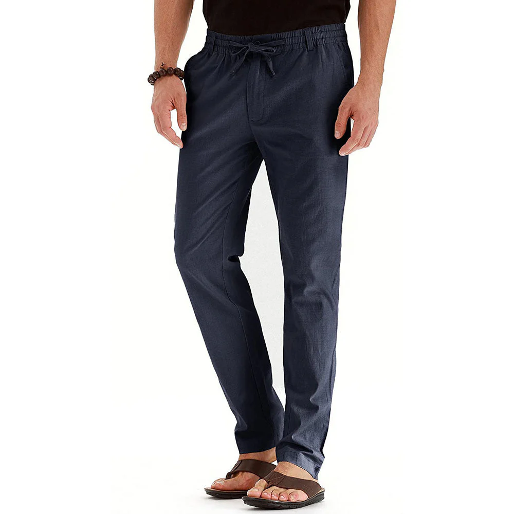 Flexible men's trousers – relaxed fit, elastic material, for office and casual wear - Image 9