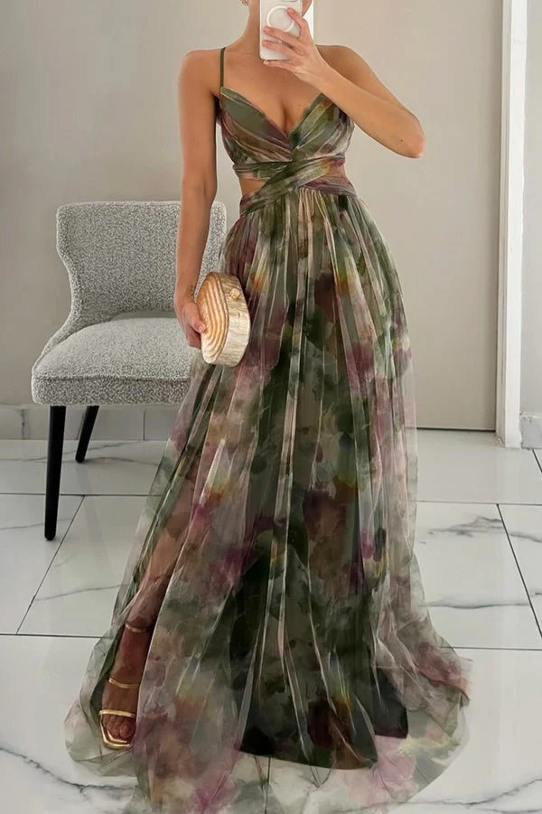 Floral Maxi Dress for Women, Adjustable Back Closure, Summer Wedding Guest Dress, Elegant and Comfortable - Image 8