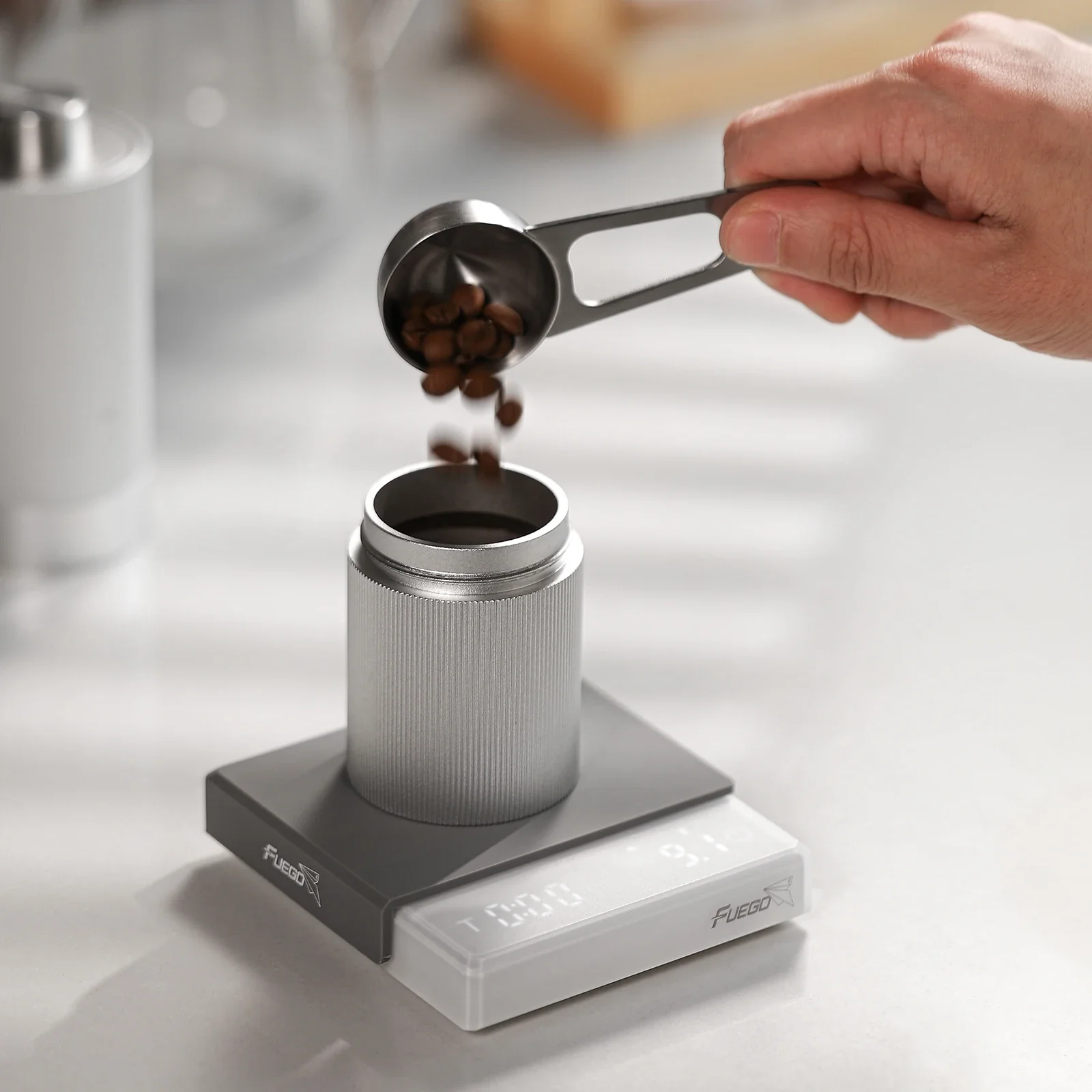 Coffee Scale Rechargeable Digital 0.1g Precision With Timer - Image 3