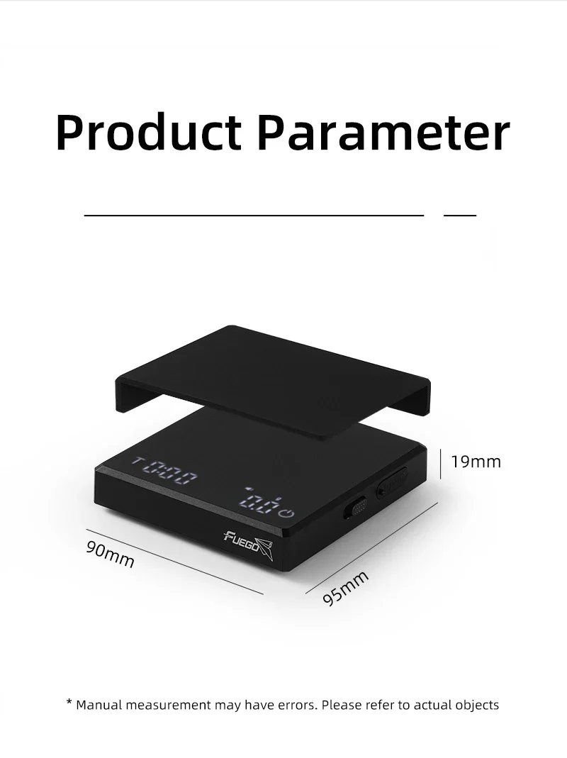 Coffee Scale Rechargeable Digital 0.1g Precision With Timer - Image 7