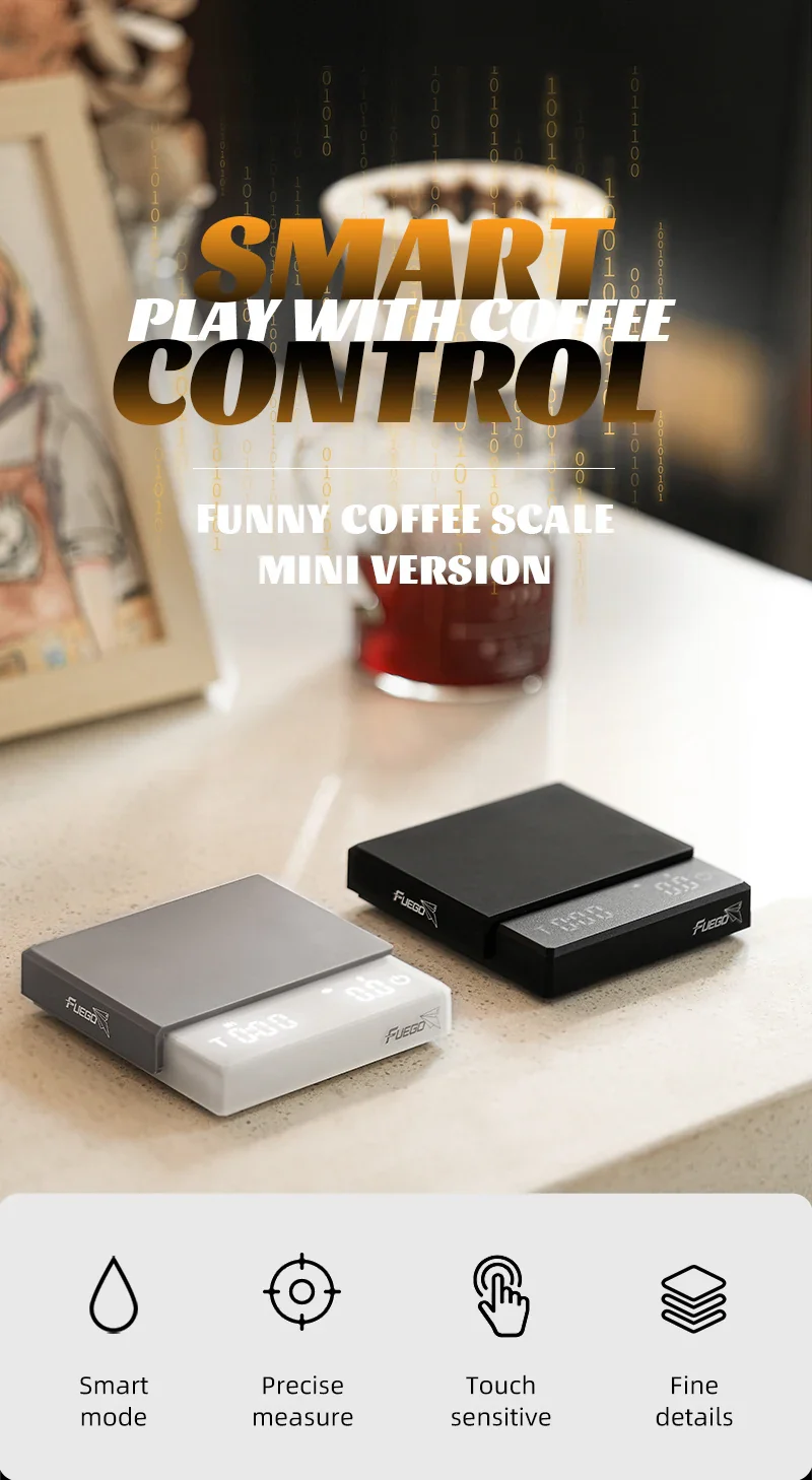 Coffee Scale Rechargeable Digital 0.1g Precision With Timer - Image 9