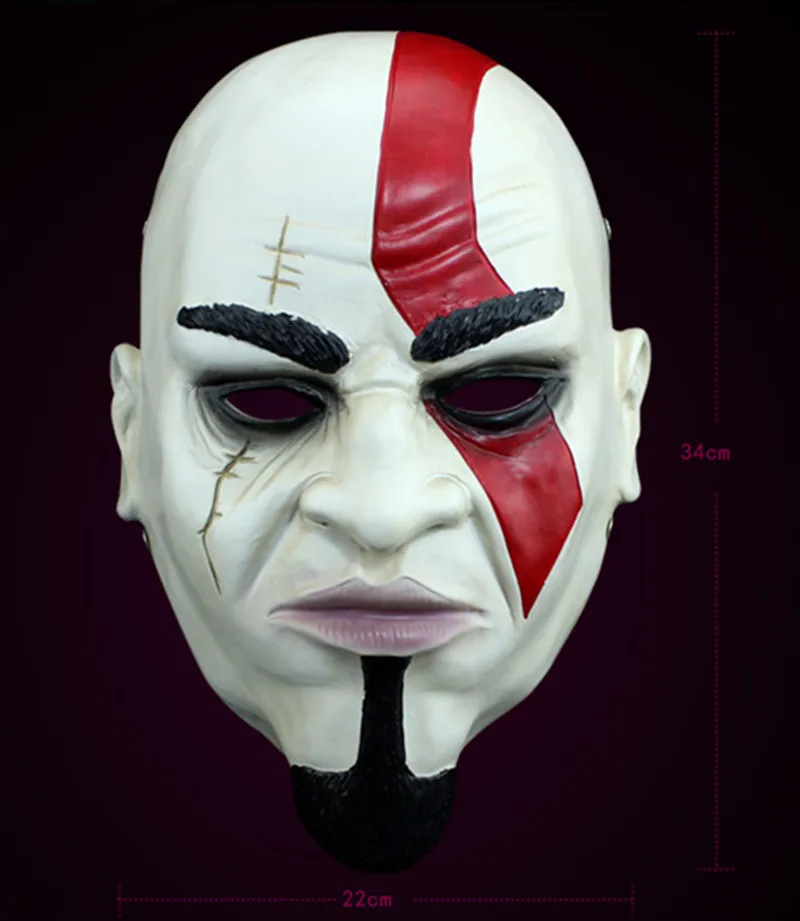 Halloween Mask Resin Full Face Cosplay Party Accessory - Image 2