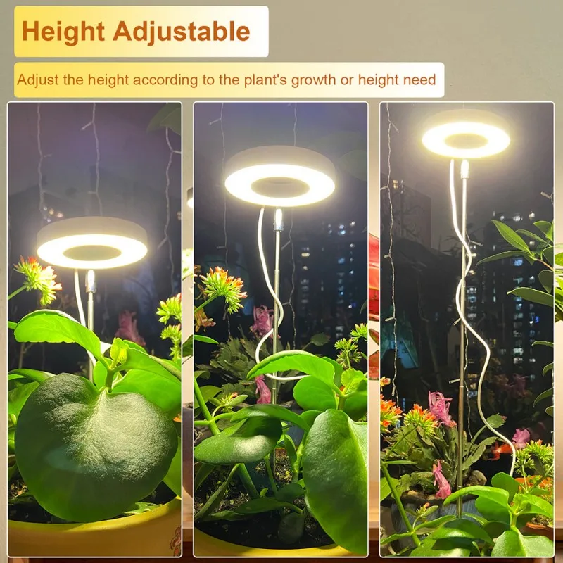 Full Spectrum Grow Light Telescopic Indoor LED Lamp - Image 3