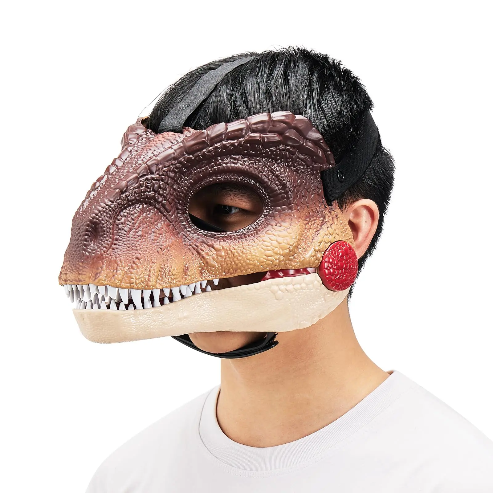 Dinosaur Mask Movable Jaw Cosplay Prop Halloween 2025 - Image 7