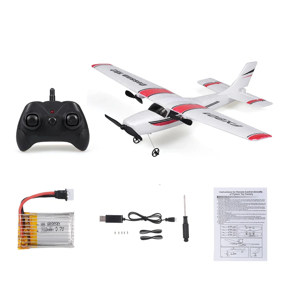 EPP Foam FX801 RC Plane - 2CH Remote Control Aircraft for Kids, Easy Assembly Toy Gift - Image 4