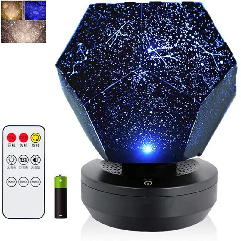 Galaxy Star Projector Night Light for Kids with Remote Control - Starry Sky Room Decor - Image 5